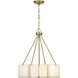 Reiling 3 Light 20 inch Warm Brass Pendant Ceiling Light