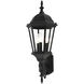 Hamilton 3 Light 25 inch Textured Black Outdoor  Wall Lantern