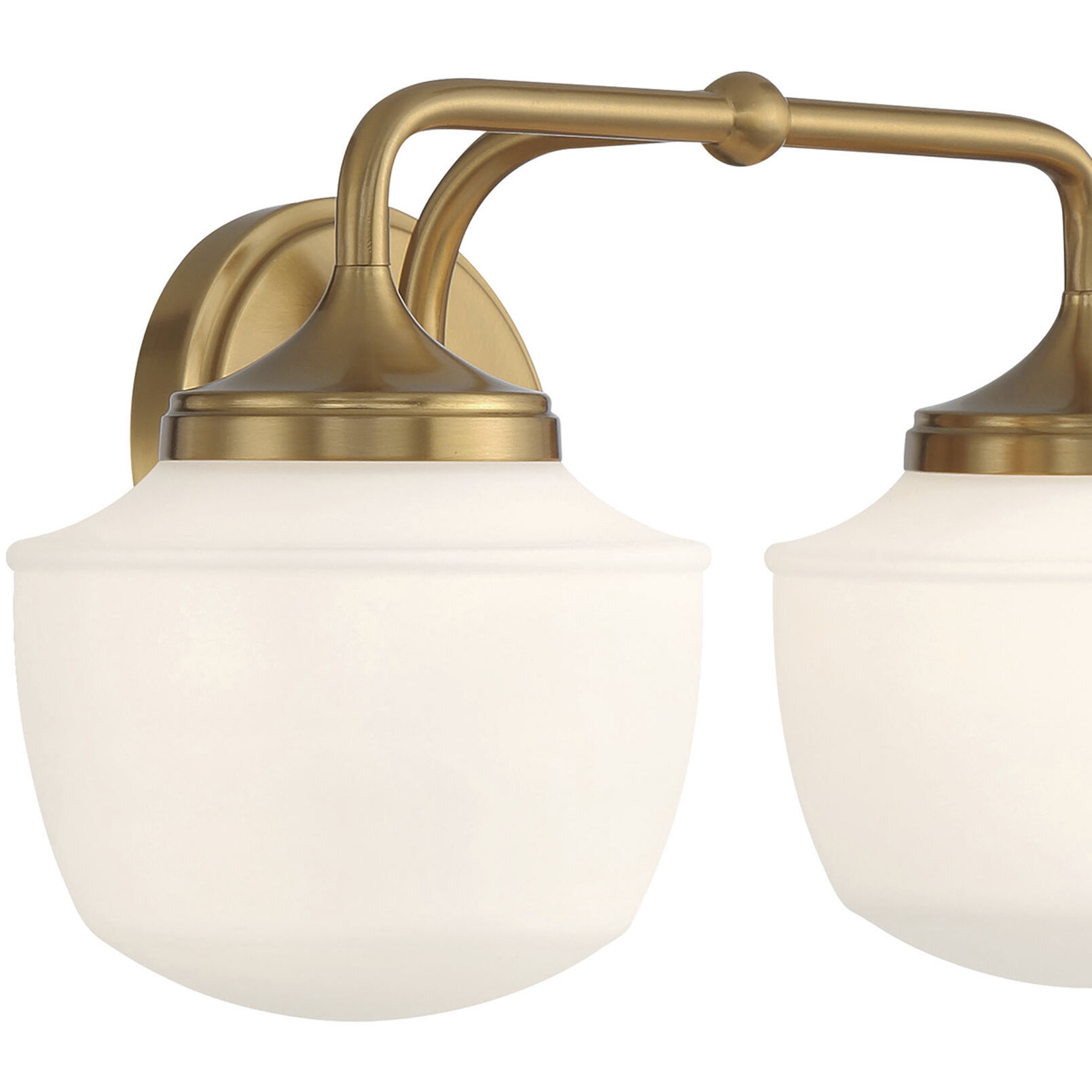Cornwell 2 Light 16 inch Aged Brass Bath Vanity Wall Light