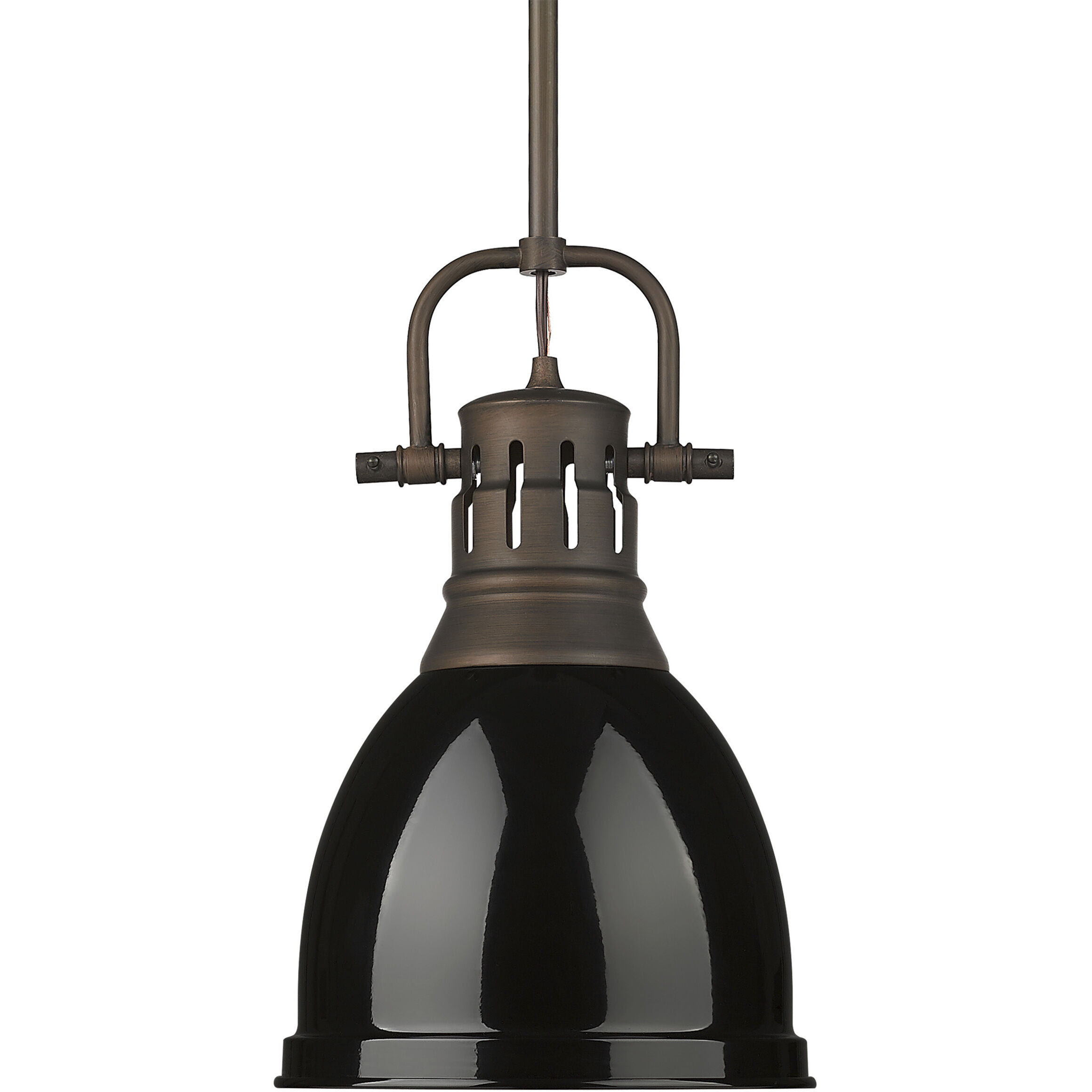 Yep Duncan 1 Light 8.88 inch Rubbed Bronze Pendant Ceiling Light in Black