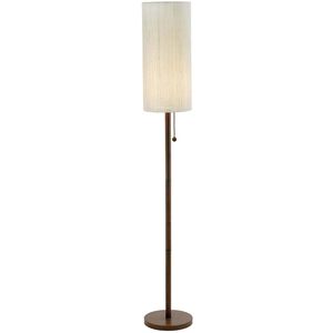 Hamptons 65 inch 100 watt Walnut Floor Lamp Portable Light
