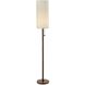 Hamptons 65 inch 100.00 watt Walnut Floor Lamp Portable Light