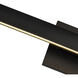 Vera LED 22.88 inch Black Bath Vanity Light Wall Light