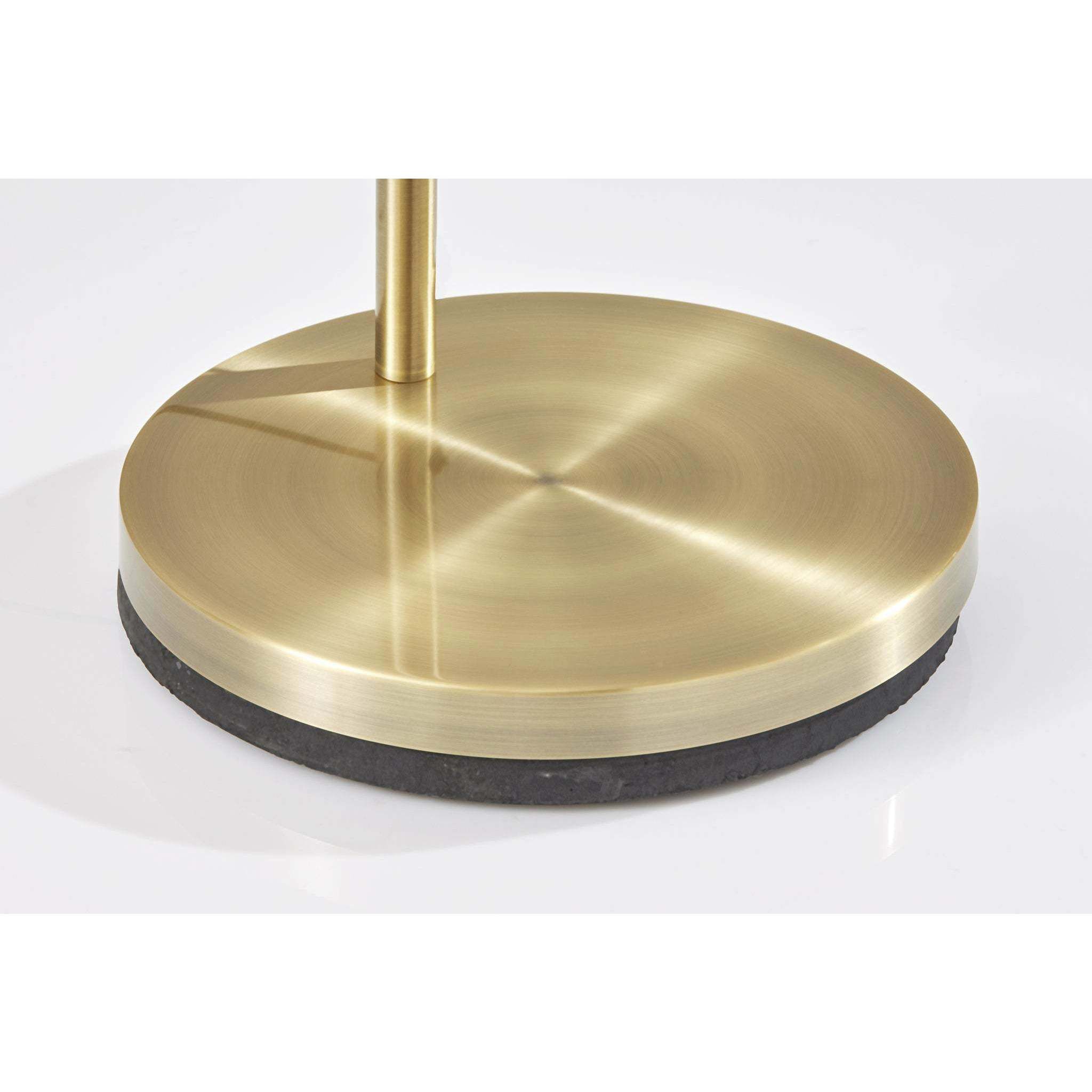 Ronan 78 inch 4.00 watt Antique Brass Arc Floor Lamp Portable Light, with Smart Switch