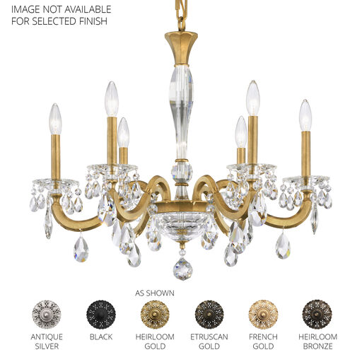San Marco 6 Light 28.3 inch Heirloom Bronze Chandelier Ceiling Light, Schonbek Signature