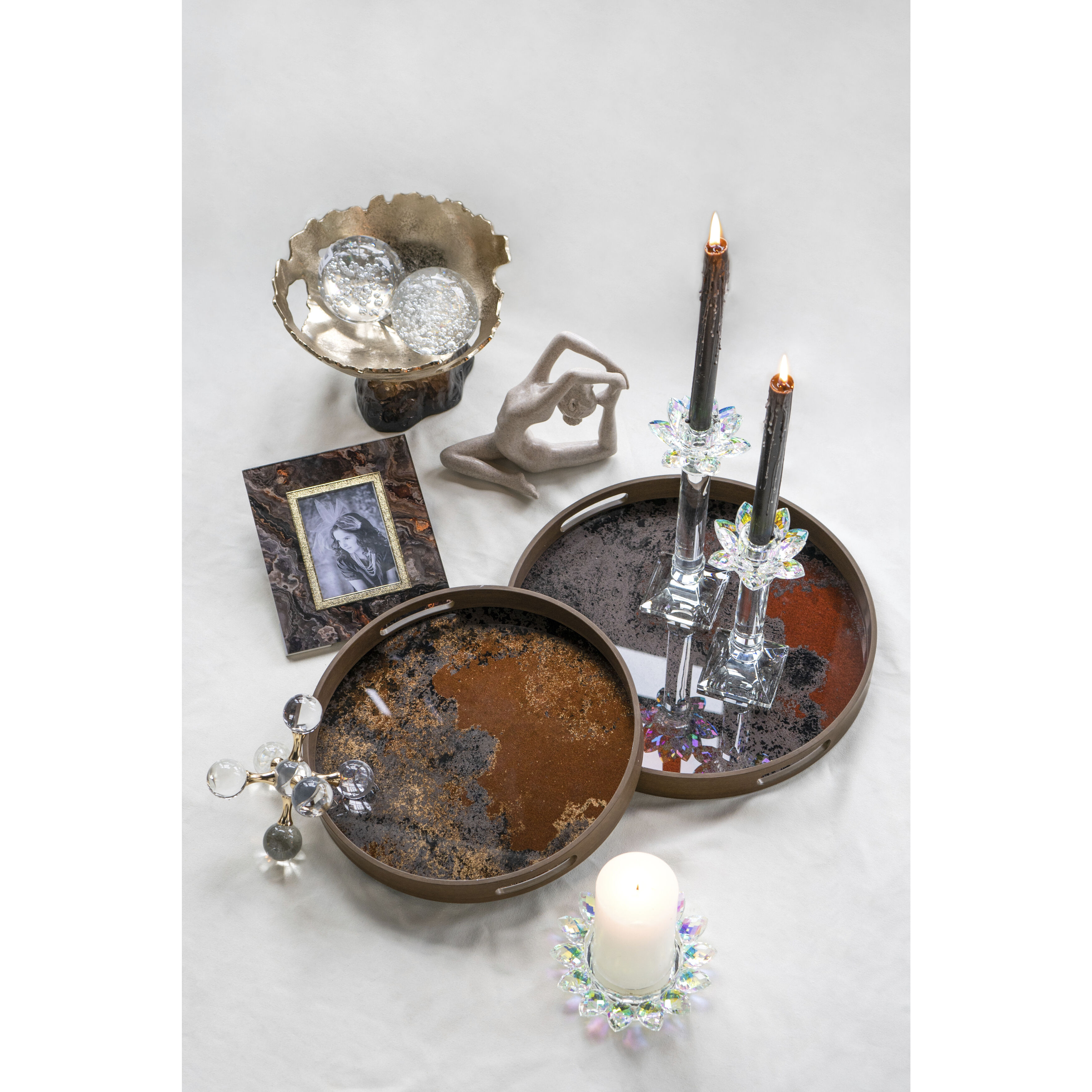 Anita 9.1 X 4.3 inch Candle Holder