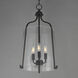 Bellmore 3 Light 13.5 inch Black Entry Foyer Pendant Ceiling Light