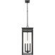 Nova 4 Light 10.5 inch Black Outdoor Chain Mount Ceiling Fixture