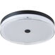 Iris LED 20 inch Matte Black Flush Mount Ceiling Light