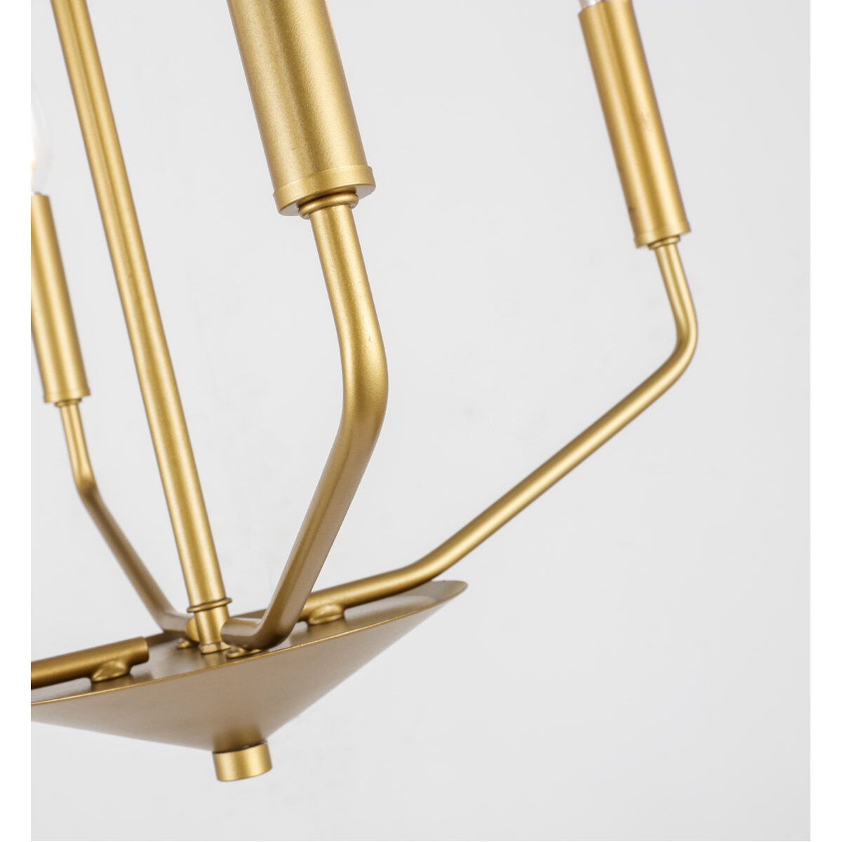 Enzo 4 Light 18 inch Brass Pendant Ceiling Light