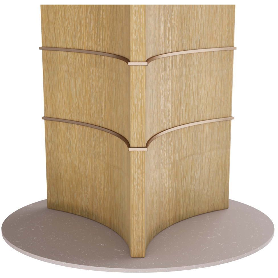 Vetralla Oyster Dining Table