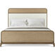 Crandon Park Light Tabaco US King Bed, Wooden, Upholstered, Coastal