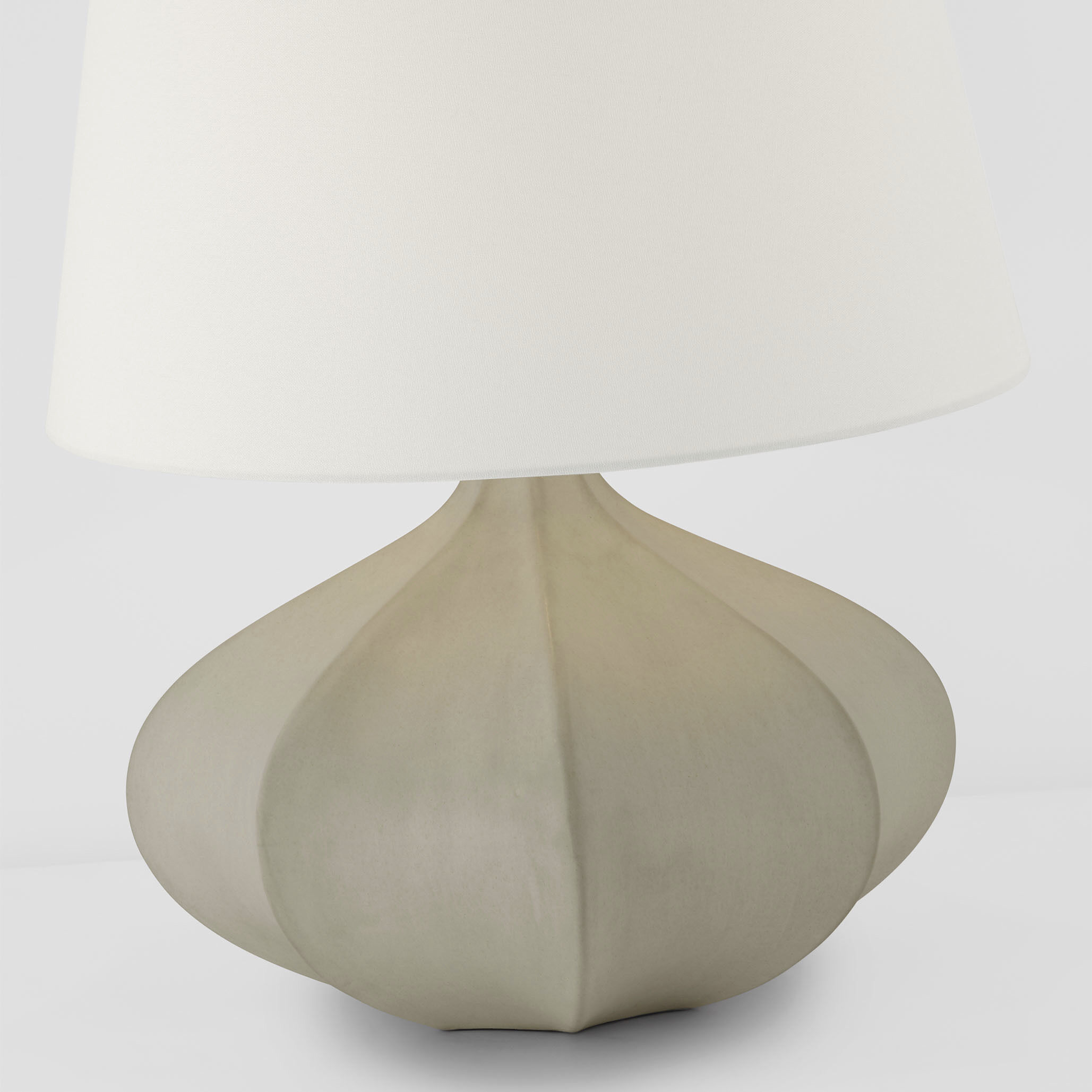 AERIN Rana 24.75 inch 15.00 watt Stone White Wide Table Lamp Portable Light, Medium