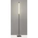 Piper 72 inch 12.00 watt Black and Antique Brass with Black Marble Floor Lamp Portable Light