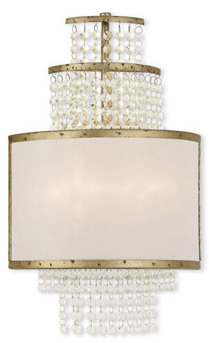 Prescott 2 Light 11 inch Hand Applied Winter Gold ADA Wall Sconce Wall Light