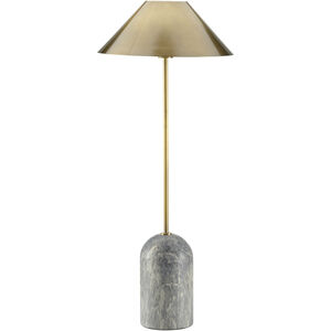 Paxton 29.5 inch 60.00 watt Gray and Gold Table Lamp Portable Light