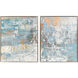 Textural Abstract 20 X 16 inch Non-Glass Framed Art