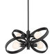 Sloane 4 Light 21 inch Matte Black Semi-flush Ceiling Light