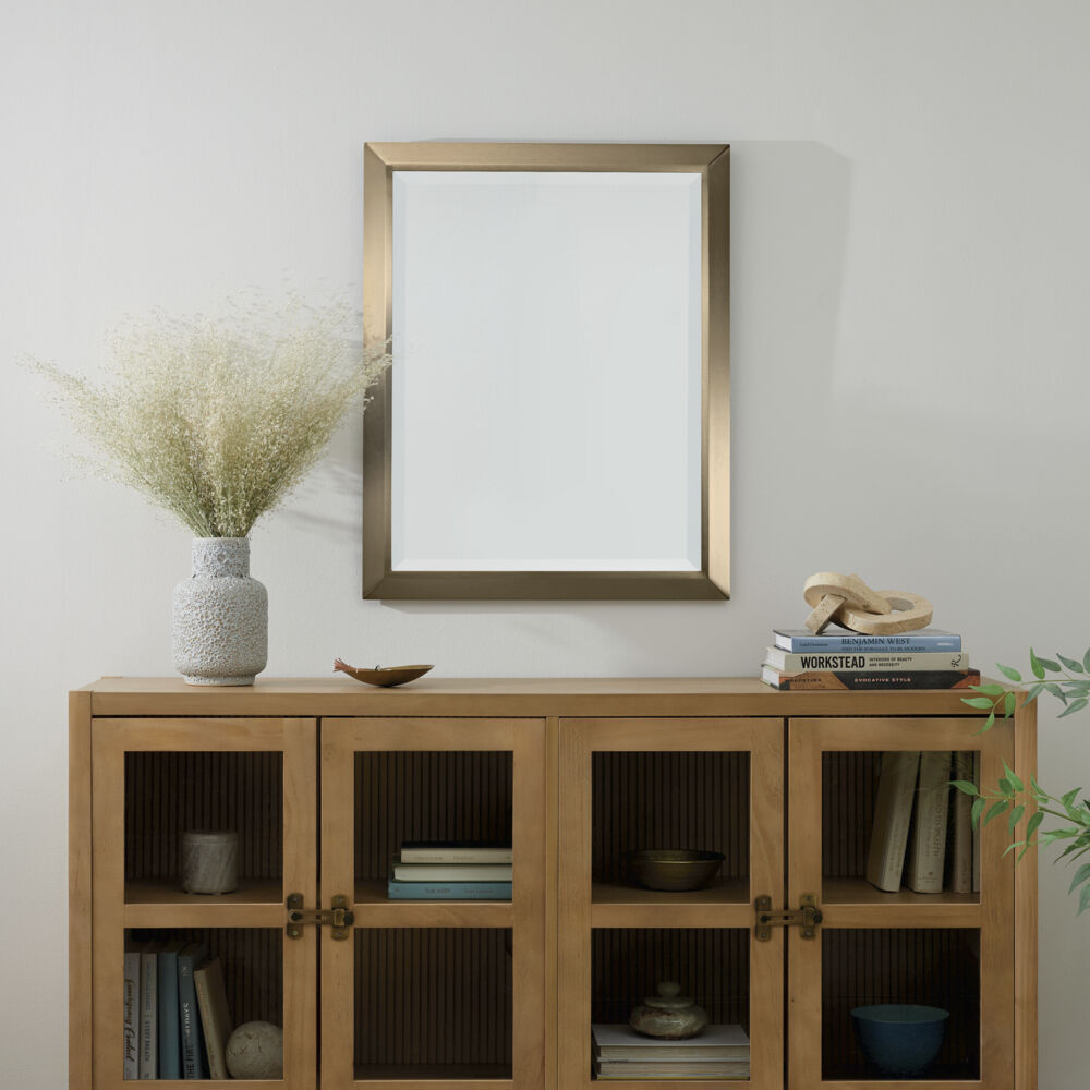 Independence 30 X 24 inch Champagne Bronze Mirror