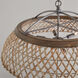 Rainey 6 Light 29 inch Grey Wash and Antique Nickel Pendant Ceiling Light 