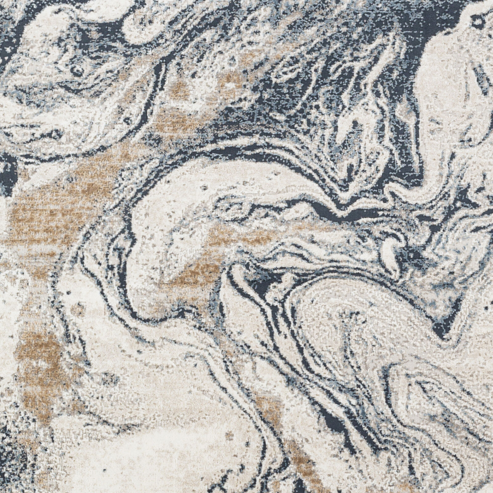 Allegro 84 X 63 inch Light Grey Rug, Rectangle