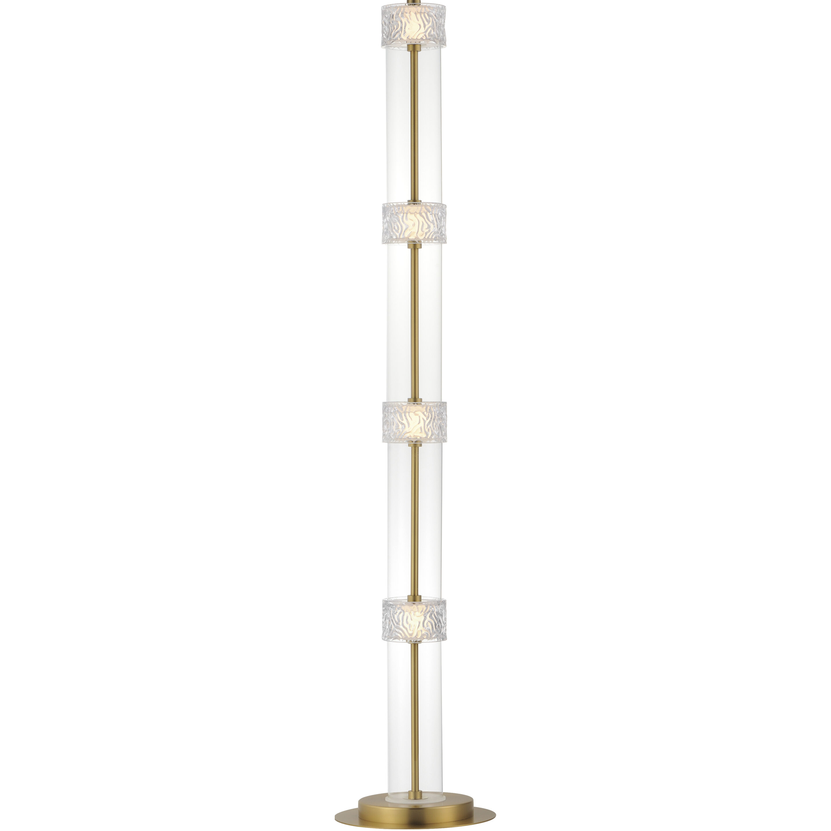 Elysian 69 inch 35.00 watt Natural Aged Brass Floor Lamp Portable Light