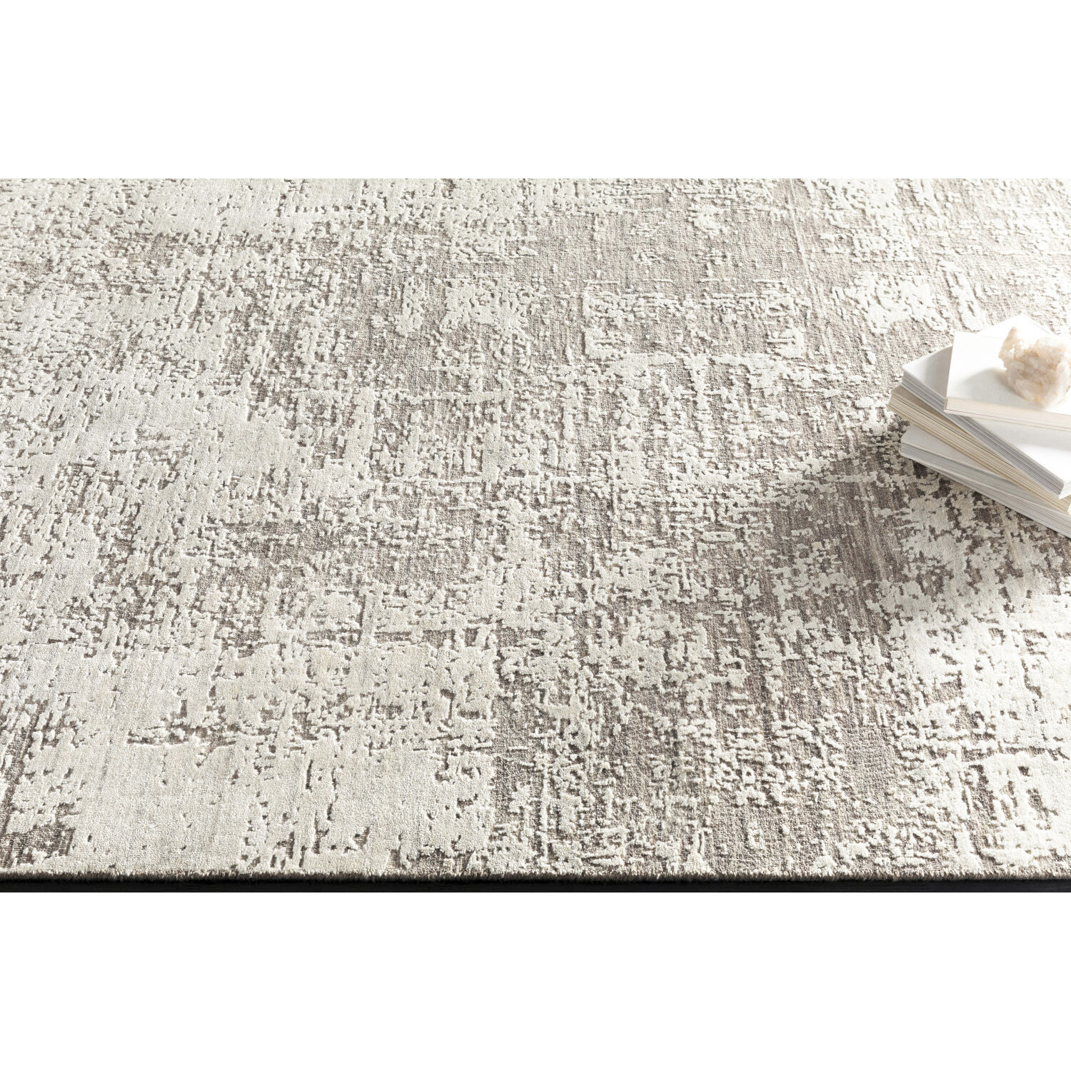 Lucknow 180 X 144 inch Medium Gray Rug in 12 x 15, Rectangle