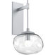 Nova LED LED 10 inch Classic Silver Indoor Sconce Wall Light, Tempo Nebula