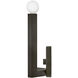 Ezra 2 Light 7.5 inch Black Oxide ADA Sconce Wall Light