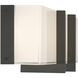 High Rise LED 30.25 inch Dark Matte Black Bath Bar Wall Light