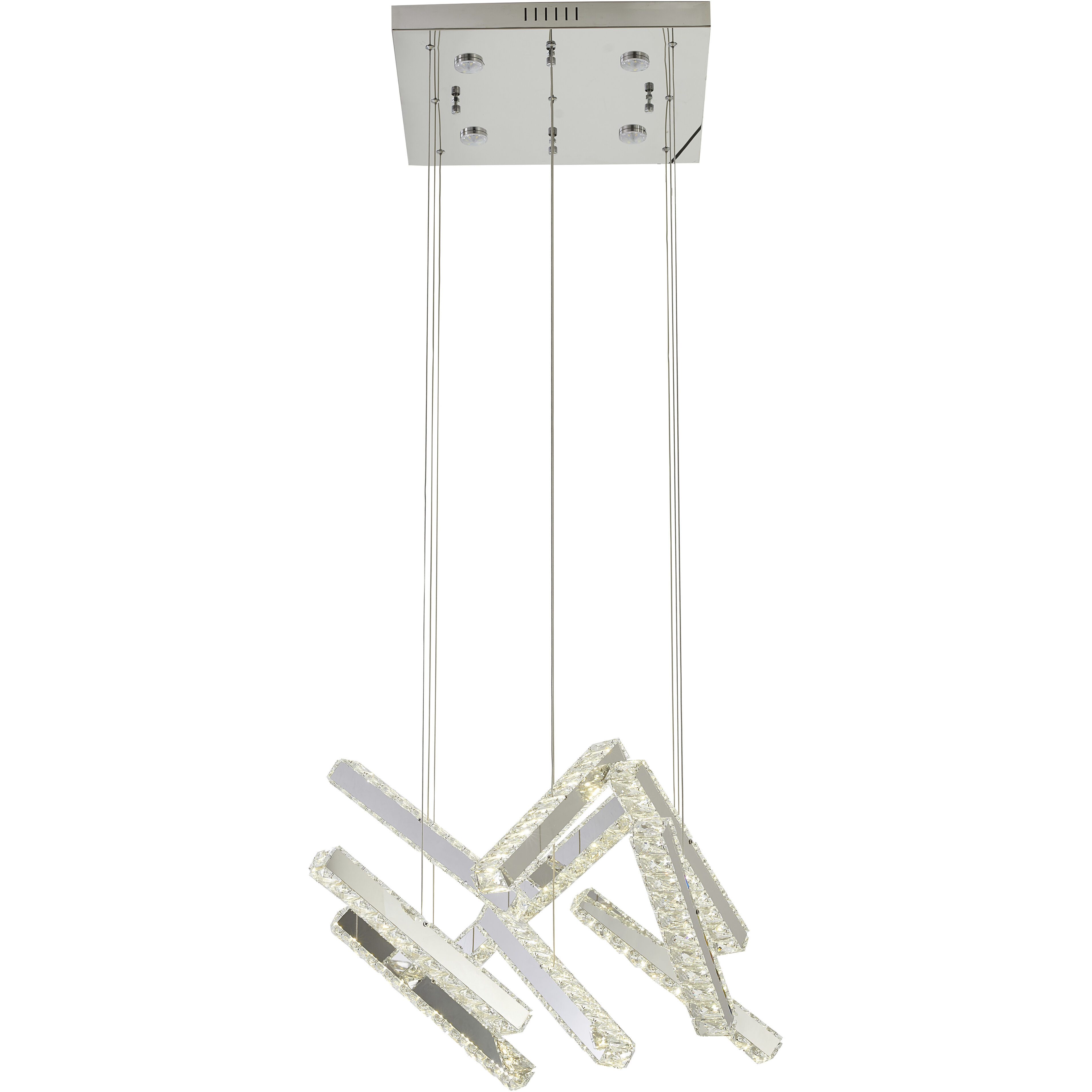 Canada LED 19.6 inch Chrome Chandelier Ceiling Light