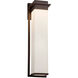 Fusion Wall Sconce Wall Light in Matte Black, Mercury Fusion