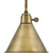 Arti 1 Light 7.75 inch Heritage Brass Indoor Pendant Ceiling Light