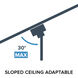 Evensong LED 12 inch Matte Black Pendant Ceiling Light