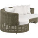 Helene Pearl and Greige Outdoor Sofa