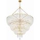 Rylee 24 Light 60 inch Antique Gold Chandelier Ceiling Light