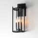 Belfry 3 Light 20 inch Black Outdoor Wall Mount in Hammer