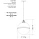 Vorey 1 Light 17.5 inch Coal And Oxidized Aged Brass Pendant Ceiling Light