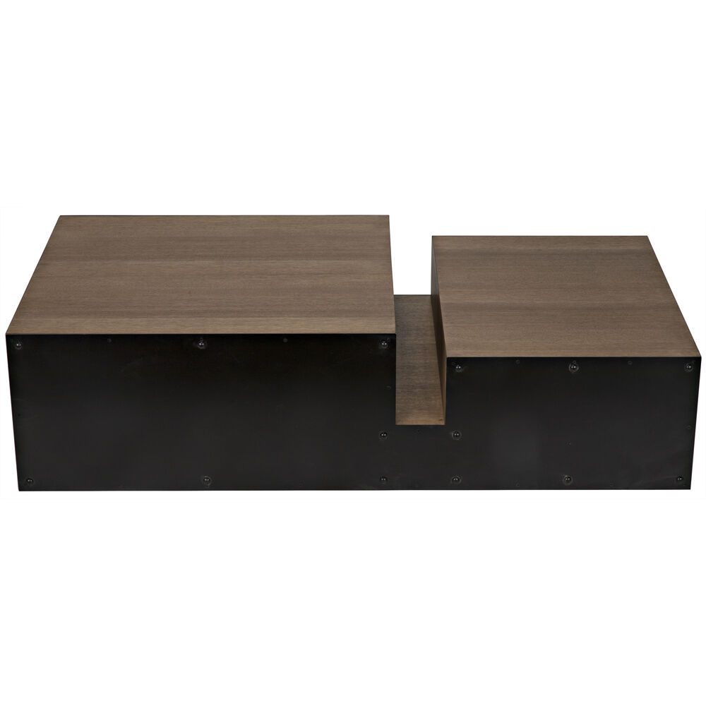 Nido 68 X 32 inch Matte Black Coffee Table