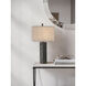 Caravan 28 inch 150 watt Mole Black Table Lamp Portable Light