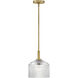 Lisette 1 Light 9 inch Lacquered Brass Pendant Ceiling Light