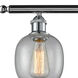 Ballston Belfast LED 42 inch Polished Chrome Island Light Ceiling Light in Seedy Glass, Ballston