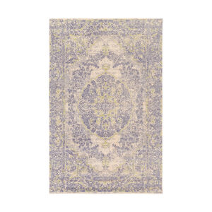 Edith 36 X 24 inch Neutral and Blue Area Rug, Wool
