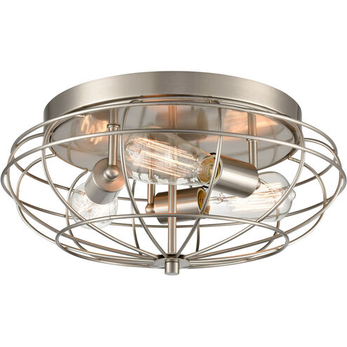 Austere Muselet 3 Light 15.00 inch Flush Mount