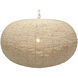 Whirlpool 3 Light 32 inch Natural Pendant Ceiling Light