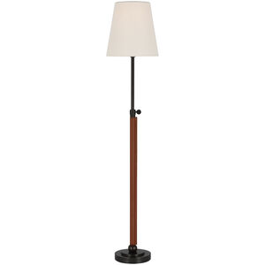 Thomas O'Brien Bryant2 24.5 inch 15.00 watt Bronze and Saddle Leather Wrapped Table Lamp Portable Light
