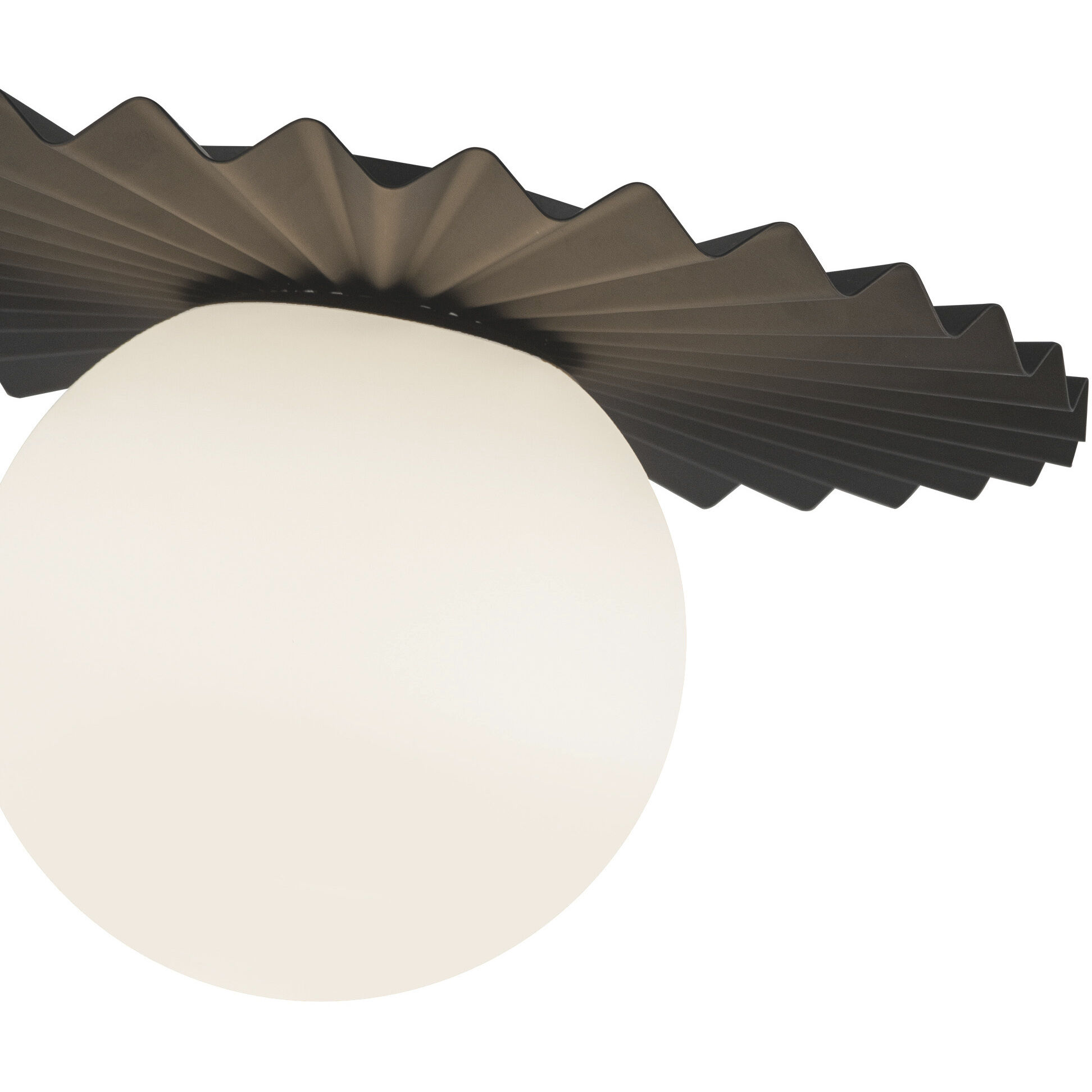 Alora Mood Plume 1 Light 11.88 inch Matte Black/Opal Matte Glass Flush Mount Ceiling Light