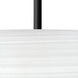 Tamburo 5 1 Light Black Cord Pendant Ceiling Light