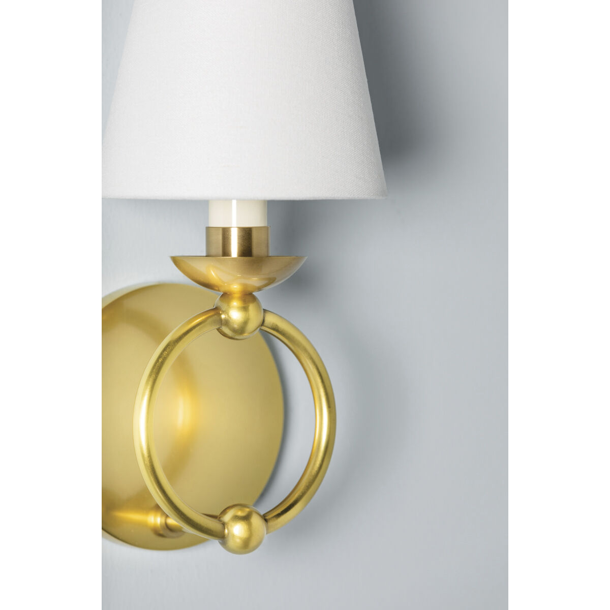 Haverford 1 Light 5 inch Aged Brass Wall Sconce Wall Light