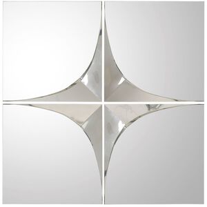 Silver Contour 50 X 50 inch Mirrors, Set of 4